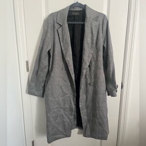 Dress Forum Black and White Houndstooth Coat